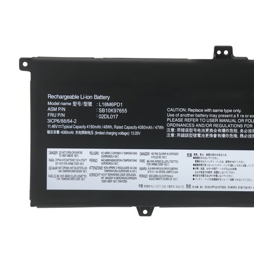 适用 联想 Thinkpad X13 Gen 1 X390 X395 TP00106A/B/C/D 电池 - 图1