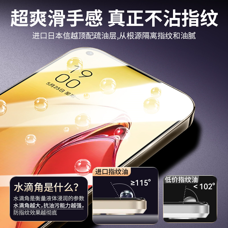 适用opporeno8钢化膜reno7pro手机膜reon6新款无尘仓rone5全屏覆盖4opopreno2全包4se防爆7se高清oppo保护5g+ - 图3