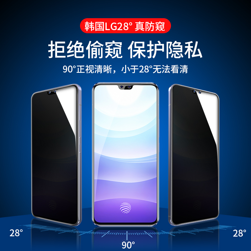 适用vivos12钢化水凝膜s7手机膜s9防窥膜s10pro新款s15vivis6全屏s1防窥s6s5全包s7e防偷窥15e15vovos7曲屏9e - 图0