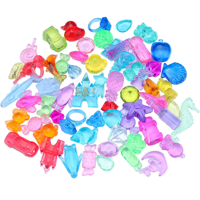 儿童宝石玩具钻石水晶亚克力塑料七彩动物公主考古过家家宝藏礼物,淘宝优惠券,粉丝福利购,淘宝优惠卷