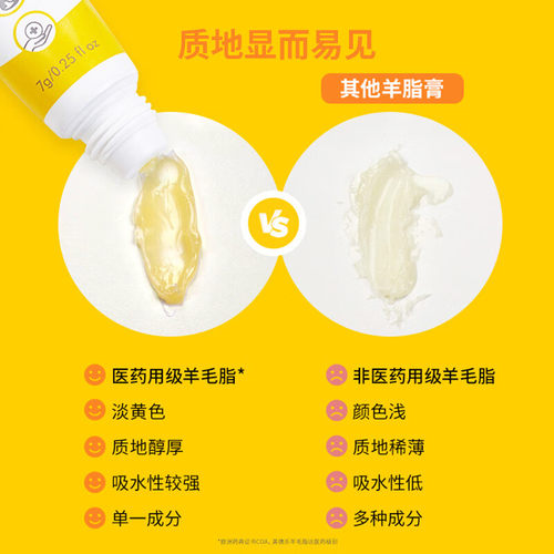 美德乐乳头羊脂膏孕妇哺乳期产妇乳头修复霜防皲裂乳膏护理7g/支 - 图2