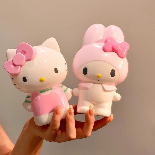 可爱kitty猫化妆刷收纳筒桌面化妆品口红收纳盒置物架美乐蒂笔筒 - 图2