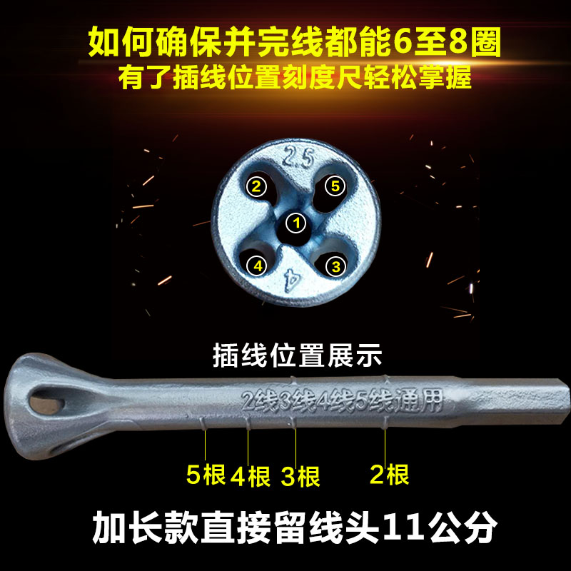 电工全自动免剥皮并线器接线器快接头万能拧线工具快速并头神器 - 图1