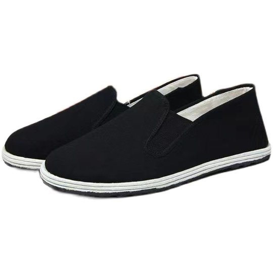 <Buy one get one free> Old Beijing cloth shoes men's construction site construction handmade authentic old eight road black cloth shoes driver chef