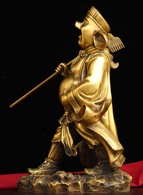 纯铜猪八戒摆件西游记天蓬元帅二师兄像大智吉祥客厅玄关工艺礼品