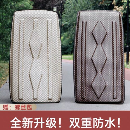 电动三轮车车棚雨蓬顶棚三轮车蓬顶盖复合软顶塑料硬顶盖防雨防晒 - 图2