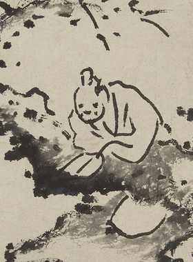 徐渭徐天池山水册页装饰画临摹稿