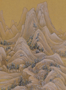 清代 任熊十万图册全套 国画水墨花卉图高清打印临摹学习底稿装画