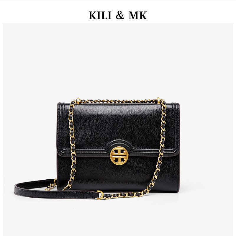 kili mk真皮女包2020新款高级斜挎包 KILI＆MK快时尚女包胸包