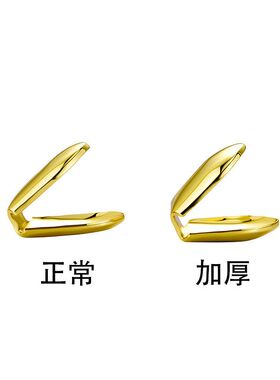 爆款HIPHOP金牙套单颗装饰牙饰真金电镀嘻哈配饰舞台舞蹈个性潮玩