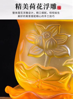 佛具用品净水供水杯供佛杯圣水杯莲花小号供杯摆件