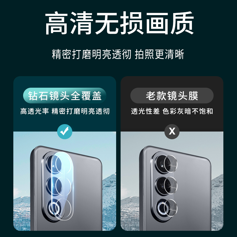 适用一加ace3v镜头膜1+ace3手机oneplusace3钢化膜1加aec3v相机保护膜oppo后置摄像头oneplus背膜盖acev3贴膜 - 图1