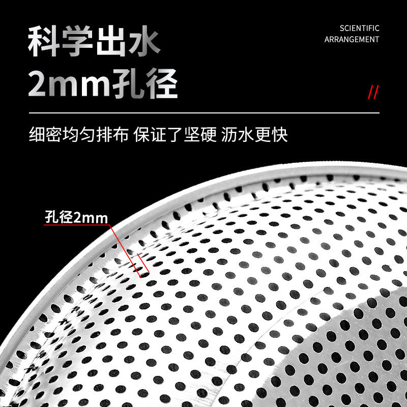 不锈钢圆形密孔细孔漏盘蒸米盘沥水盘晾晒盘蒸饺子饭盘加深冲孔盘,淘宝优惠券,粉丝福利购,淘宝优惠卷