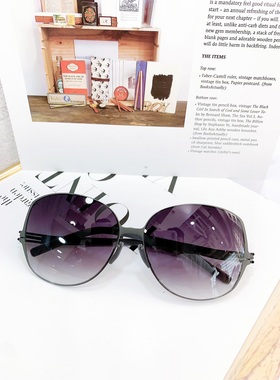 超轻新品太阳镜德国无螺丝高端太阳镜大框显瘦berlin同款出口品质