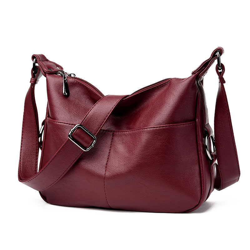 中年女包妈妈包2025新款真皮牛皮单肩斜挎包大容量软皮中老年包包,淘宝优惠券,粉丝福利购,淘宝优惠卷