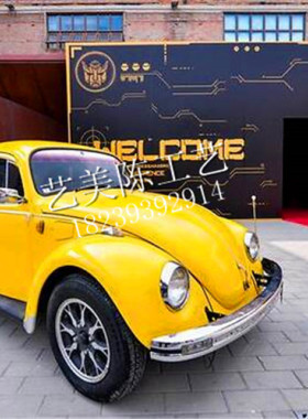 定做铁艺汽车双层巴士影视道具