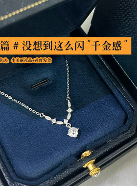 LJTY【挪威公主】亮眼千金感！纯银项链精致超闪甜美锁骨链不掉色