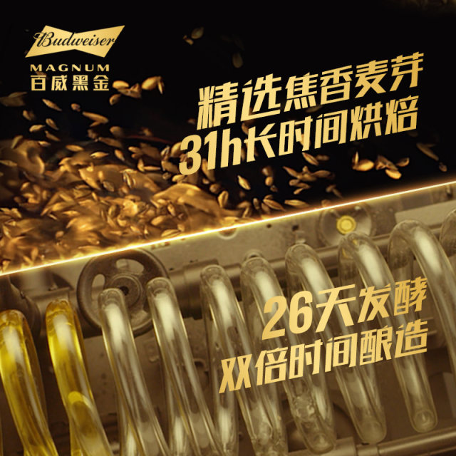 Budweiser Black Gold 500ml*12 cans