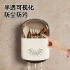 No-punch chopstick barrel wall-mounted drain storage box