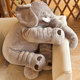 Elephant plush toy doll to comfort and accompany babies