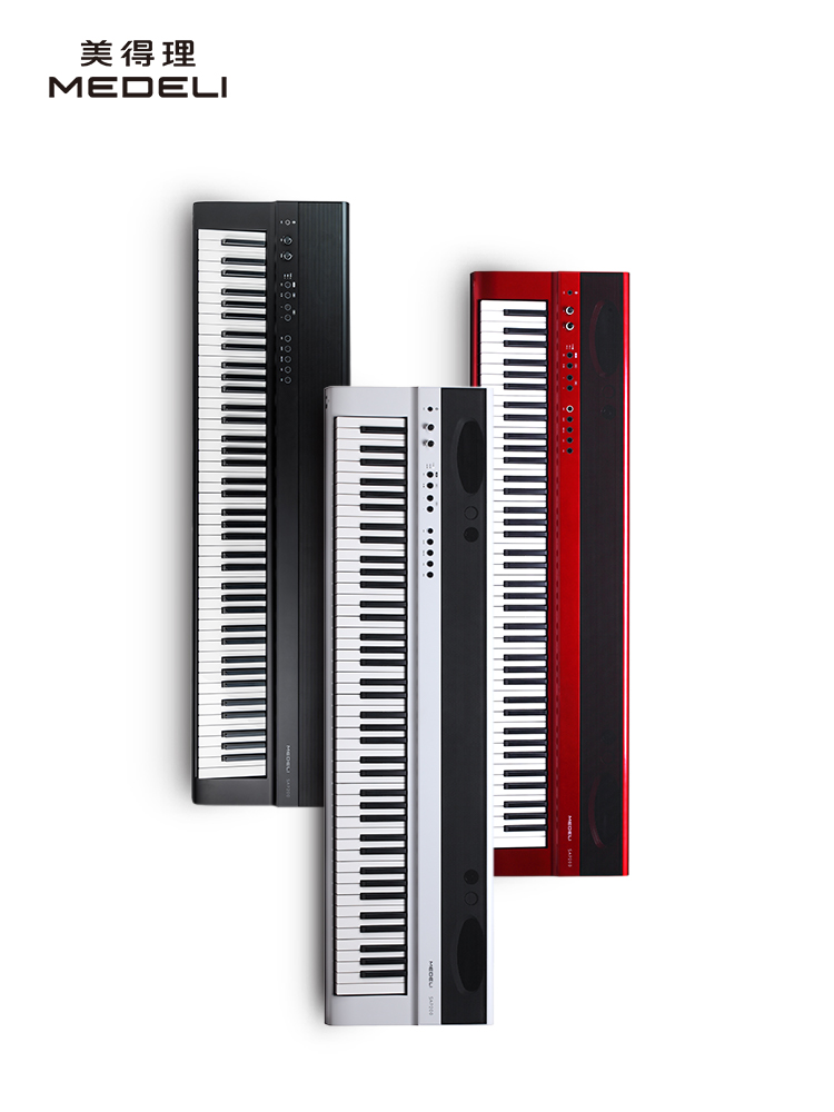 美得理SAP200电钢琴88键重锤专业家用初学便携蓝牙智能成年人考级 - 图1