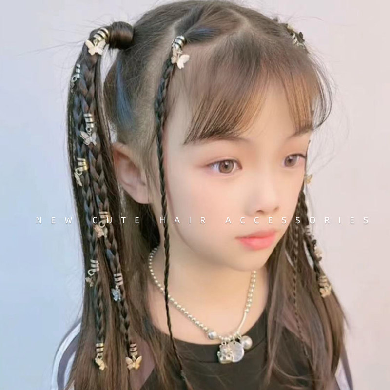 儿童爵士舞头饰配饰hiphop街舞女孩发扣女2025新款女童脏脏辫扣卡,淘宝优惠券,粉丝福利购,淘宝优惠卷