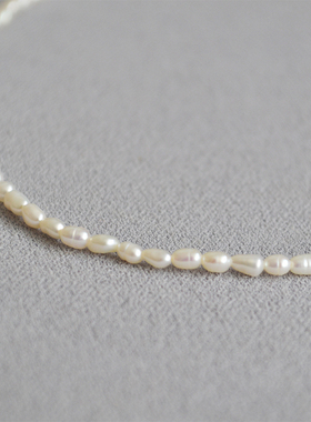 choker长扣链条优雅时髦小珍珠