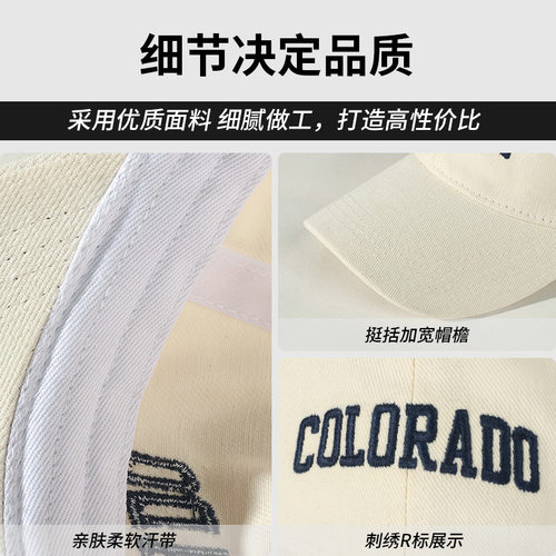 大头围棒球帽男女加大加深显脸小百搭字母韩版鸭舌帽情侣宽檐潮流 - 图2