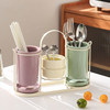 Home kitchen ceramic chopstick barrel chopstick basket porous drain