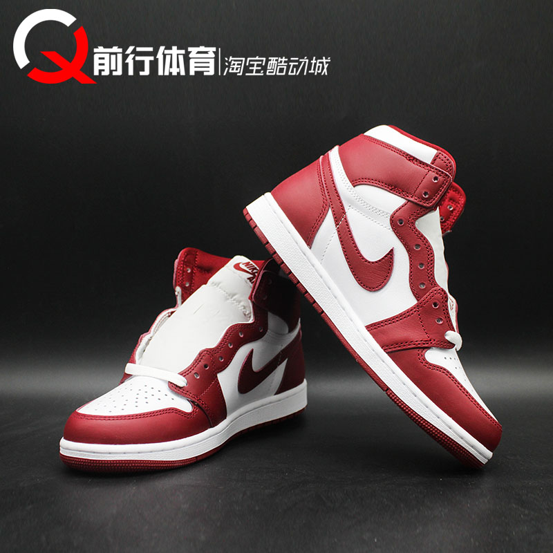 AIR JORDAN 1 High OG AJ1白红高帮复古篮球鞋 FD1437-DZ5485-160-图1