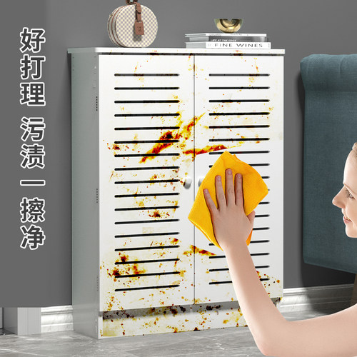 地暖分水器遮挡柜暖气片装饰箱遮蔽柜路由器柜弱电表箱防水遮挡罩 - 图2