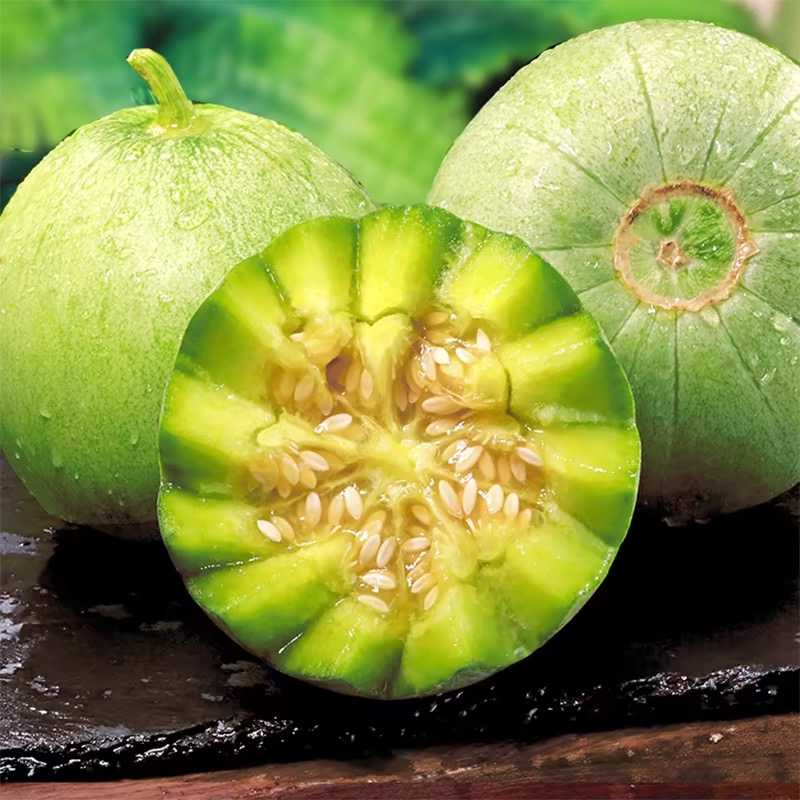 营养丰富现发绿宝石甜瓜时令水果精品挑选新鲜绿宝石香瓜瓜香浓郁