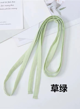 细窄绑绳连衣裙收腰蝴蝶结布腰带