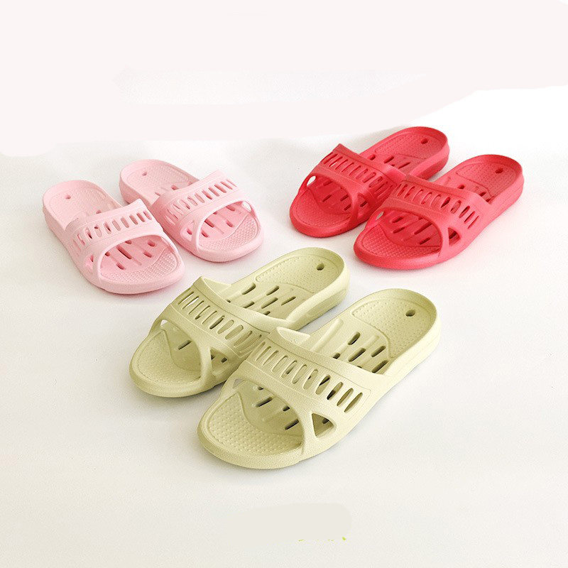 越南进口温突软底拖鞋男女夏浴室洞洞鞋防滑家居情侣漏水速干凉拖 - 图0