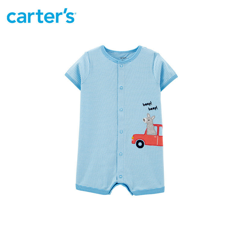carters新生婴儿衣服夏季包屁衣 carters连身衣/爬服/哈衣