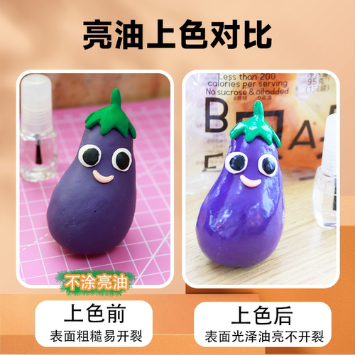 软陶亮油石塑黏土陶泥粘土封层防尘增亮手工diy水性上光油亮光油 - 图0