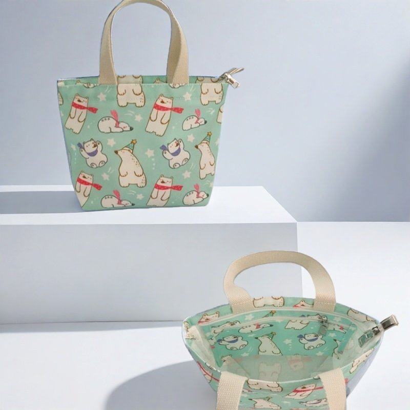 帆布包卡通印花迷你手提可爱小手提包休闲上班小手拎包文艺小布袋,淘宝优惠券,粉丝福利购,淘宝优惠卷