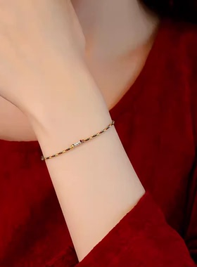 手工编织可调节五彩绳复古