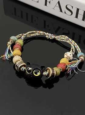 情侣闺蜜串珠手链小众设计