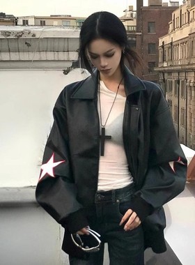 复古暗黑风y2k亚文化长款项链