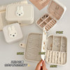 Ins style portable jewelry storage box with large capacity