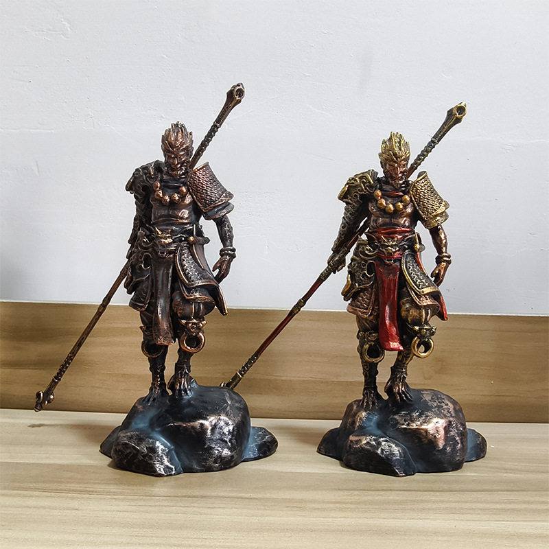 卡通树脂黑神话悟空手办黑神话周边齐天大圣摆件如意金箍棒模型