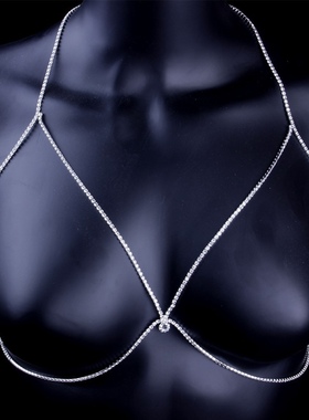 blingbling项链镀金项链女水钻