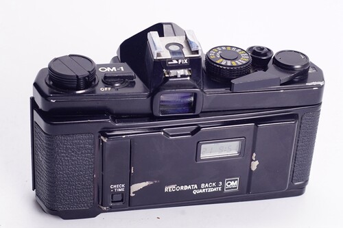 奥林巴斯 OLYMPUS OM1 黑漆机械胶片单反相机单机日期后背 可配50 - 图1