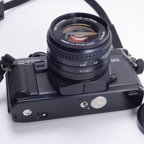 美能达 MINOLTA X700+MD 50/1.4 胶片单反相机  135画幅后期 98新 - 图1