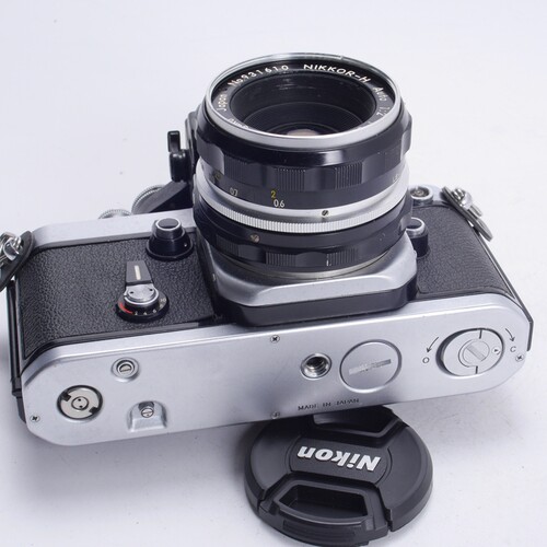 尼康NIKON F2 DP1测光顶 50/2镜头不输AS SB银黑机械胶片单反相机 - 图0