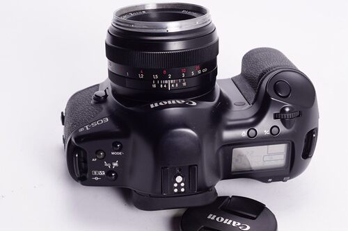 佳能CANON EOS 1N 50/1.4 ZE 蔡司高端胶片单反相机 文艺摄影98新 - 图0
