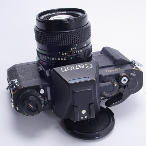 佳能CANON F1 NFD 50/1.4AE顶纯铜高端机械胶片单反相机优于F3 HP - 图0