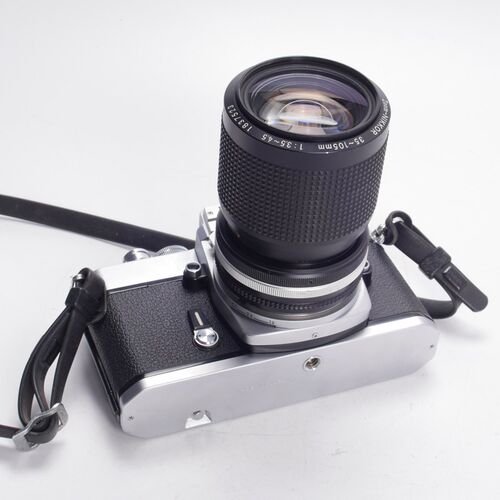 尼康 NIKON EL AIS 35-105/3.5-4.5手动胶片单反相机 FE FM 玛特 - 图0