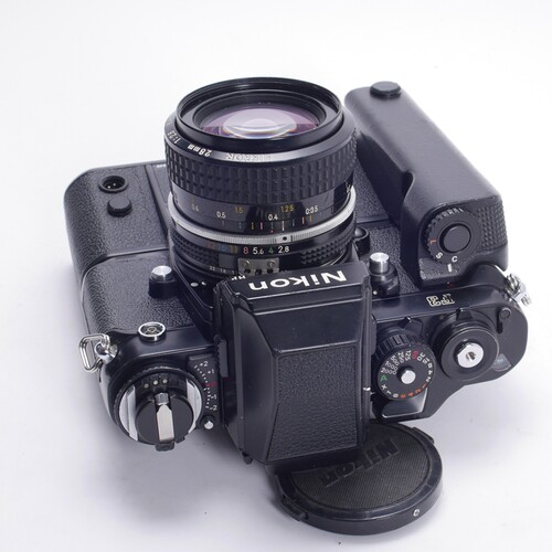 尼康NIKON F3 HP AI 28/2.8高端专业手动胶片单反相机97新可单机 - 图0
